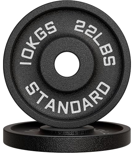 Disques Musculation GORNATION 50 Mm – Fonte, Poignées Intégrées, 1,25 à 20 Kg, Pour Barres Olympiques