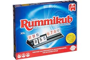 JUMBO Original Rummikub XXL: Premium Spielsteine mit extra großen Zahlen