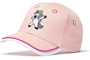 MINIFAN Cap Mädchen : Einhorn Dabbing - Pferde Kappe Mütze Cappy Mädchen Geschenk Pferd Reiten Reitermütze Pony Kinder Kappie