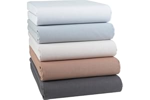 SHC TEXTILIEN SHC by BaSaTex Betttuch ohne Gummizug 100% Baumwolle Renforcé |Bettlaken Haushaltstuch Tischdecke 150x250 cm | Farbe: Anthrazit Grau