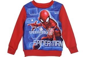 MARVEL Spiderman Bambino Felpa (Rosso,3 Anni)