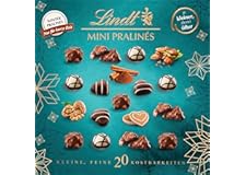 Lindt Schokolade Winter Mini Pralinen | 90g | 20 Feine Pralinés in vier unterschiedlichen Sorten | Winterschokolade | Praline
