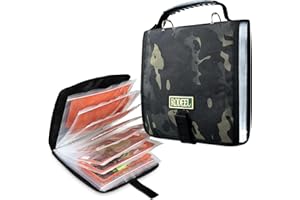 Rodeel Fishing Tackle Binder, Sea Fishing Storage Rig Bag, for Baits, Rigs, Jigs and Lines