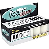 Axus Décor RW210 HD Foam Mini Sleeves, White, 2", Set of 10 Pieces