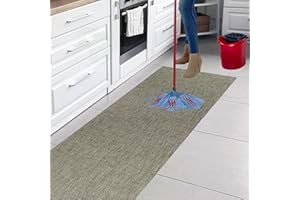 PARPYON Tappeto passatoia Cucina Lavabile Lucy - Antiscivolo aderisce Perfettamente a Terra Non Piega Si pulisce con straccio - tappeti casa Moderno (50X240, 16)