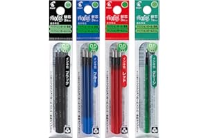 Recharges de remplacement Pilot pour stylo roller FriXion Ball 4, stylo quatre couleurs, 0,5 mm
