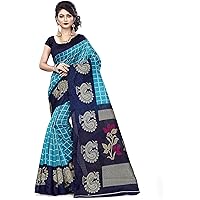RUNAYA NX SAREE BHAGALPURI SAREE WITH BLOUSE PIECE