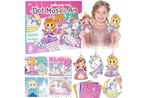 Eichhoo Aktivität Kinder Bastelset Mädchen Geschenke - Prinzessin Sticker Spielzeug