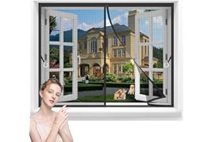 LDQBF Moustiquaire Fenetre Rideau,200x75cm Porte Facile à Installer sans Percer Anti Insecte Mouche Moustique Anti Insecte Mouche Portes De Balcon Portes Coulissantes Noir