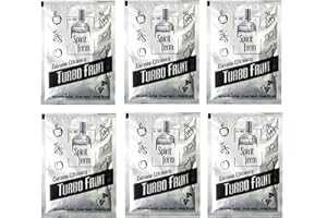 ALCOFERMBREW 6 x Turbo Levure - Turbo Fruit 40g, Levure pour fermentation de fruits, Distillateurs Levure, Levure d'esprit