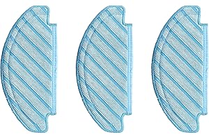 ECOVACS - Juego de 3 Almohadillas de Limpieza y Limpieza Originales compatibles U2
