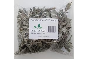 VERITABLE SAUGE BLANCHE DE CALIFORNIE EN VRAC - EXCELLENTE QUALITE - SACHET DE 100G - SPECIAL POUR FUMIGATION