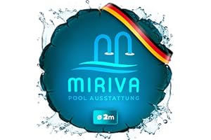 IVEUM 2m rundes Poolkissen Winter – Pool Kissen Überwinterung - Poolabdeckung Winter – Pool Luftkissen – Kissen Pool (RUND 2M)