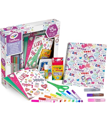 Crayola Creations - Kit Dessin Collection De Mode Glam Avec Pochoirs Et Stickers, Dès 8 Ans - 4