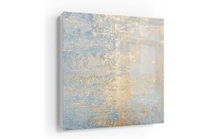 DEQORI Caja para llaves de color blanco, 30 x 30 cm, diseño de pared con estructura dorada, caja para llaves de cristal y metal, armario para llaves con 50 ganchos + 2 imanes, caja de diseño moderno