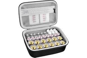 PAIYULE Organizer Case Compatible for Cricut Maker Blades QuickSwap Engraving Tip Bonded-Fabric Blade, Housing, 40pcs Tools Accessories Box Holder, Bag Only