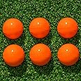 FORTRESS Garden Cricket Balls [6 Pack] - Kids Cricket Balls - Cricket Ball Set For Outdoors | Soft Balls For Kids Cricket Training | Orange or Yellow Options