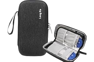 AYVANBER Hard Shell Insulin Cooler Travel Case for Diabetic Organize Medication Insulated Cooling Bag with 2 Reusable Gel Ice Pack for Insulin Pen While Traveling and Other Supplies (Black)