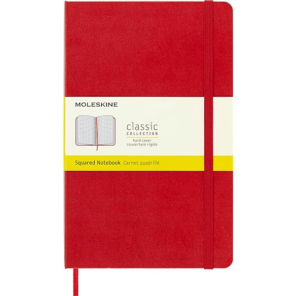 Carnet Moleskine Classique - 240 Pages Lignées - Couverture Rigide Vert Myrte - Format 13x21cm