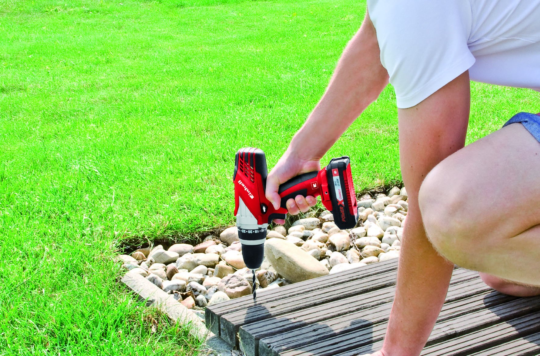 Einhell-Akkuschrauber-TE-CD-18-Li-Set-Power-X-Change-Lithium-Ionen-18-V-2-Gang-48-Nm-LED-Licht-Koffer-inkl-15-Ah-Akku-Ladegert