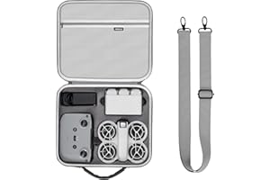 Upven Funda dji Neo Portable PU Storage Protective Bag for dji Neo Fly More Combo Accessories, Compatible with RC-N3/N2 Remote Controller, Neo Intelligent Flight Battery, Charging Hub