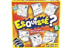 Goliath - ESQUISSE 6 JOUEURS - Jeux de Dessins - Jeu de Société pour Enfants dès 8 Ans - Faire Deviner à Son Voisin - Inclus 6 Carnets pour Dessiner -A Jouer en Famille ou entre Amis -4 à 6 joueurs