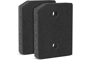 Inwee 2 Filtros de Secadora Compatibles con Miele T1 9164761, Filtro de Esponja de Repuesto para Secadora, 207 x 157 x 30 mm, Filtro de Espuma para Secadora