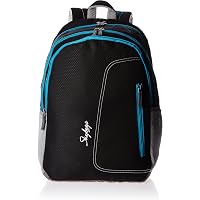 Skybags 45.7 cms Neon Polyurethane Black Casual Backpacks (NEON02BLK)