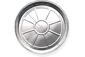 Premium Products Corp. Disposable Drip Pans - 10 Pack -13 Inch by 1 Inch Large Round Drip Pans - Perfect for Large Big Green Egg, Kamado Joe Classic Joe, Acorn & Weber Grills & Smokers