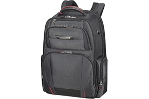 Samsonite Pro -DLX 5-17,3 cala rozszerzalny plecak laptopa, 48 cm, 29/34 L, czarny (czarny)