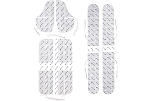 AXION Electrodes pour electrostimulateurs TENS EMS | pads contre le mal de dos | soulage les douleurs dans le bas du dos et la nuque | patchs avec connexion à fil 2 mm | electrostimulation