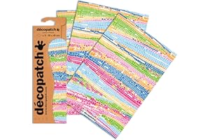 Clairefontaine C506O Decopatch Papier, 3er Pack Bunt mit Mosaikeffekt