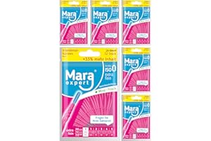 Mara Expert Basic - Spazzole interdentali da 0,4 mm, ISO 0, extra sottili, colore: rosa