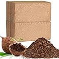 Doter Coco Coir Bricks for Plants 5.6LBS, All Natural Organic Compressed Coconut Coir Fiber, Easy to Expand, Low EC, pH Balanced, Ideal for Vegetables, Herbs, Flowering Plants (4 Pcs)