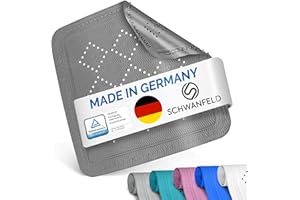 Schwanfeld® [55 x 55cm] Duschmatte rutschfest [EXTRA SICHER] - inkl. extra starken Saugnäpfen - Duschmatte BPA frei - Antirutschmatte dusche (Made in Germany) - sichere Duscheinlage rutschfest