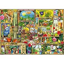 Ravensburger Puzzle 1000 Pezzi, Prato fiorito in Primavera - Giochi Puzzle