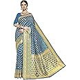 Glory Sarees Women's Kanchipuram Art Silk Saree With Blouse Piece