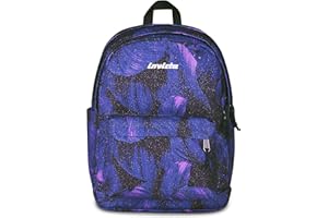 Invicta Zaino Scuola Lab Fantasy Shine, Viola, Doppio Scomparto Con Tasca per PC e Tasca per Borraccia, 27 lt, Scuola Media e Superiore, Zaino Ragazza