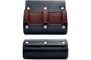 M MIRAGE LUXURY TRAVEL Watch Case for Men - Watch Roll Travel Case - Storage Organizer and Display - Mirage Watch Roll Case…