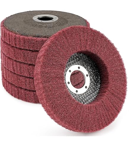 Disque Abrasif Combiné Klingspor SMT 850 - 125mm Grain 80 Pour Inox, Soudure TIG - Lot De 5 Disques