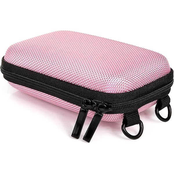 Sac De Transport Pour Appareil Photo Numérique VOXPAN - Compatible Modèles Compacts 2,7 Pouces - Rose