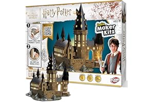 BLADEZ Harry Potter Toyz Make Your Own Light-Up Hogwarts-Magical Craft Kit with LED Lights & Easy Assembly - Official Harry Potter Gift for Kids - Fun Art Set for Kids 8-12 & Creative STEM Learning
