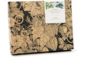 MAGIC GARDEN SEEDS Homemade Herbal Teas - Seed kit gift box with 6 classic tea herb varieties