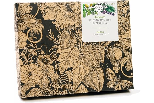 Tisane fait maison - Kit cadeau de graines avec 6 variétés d'herbes classiques pour boissons chaudes et les infusions