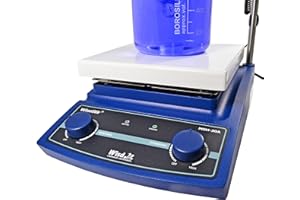 Witeg Magnetrührer MSH-20A analog 180x180mm 380°C, zum gleichzeitigen Mischen, Rühren und Erhitzen