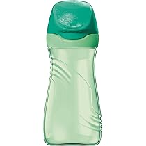Drinkfles voor kinderen met rietje, 350 ml, lekvrij, opening met één