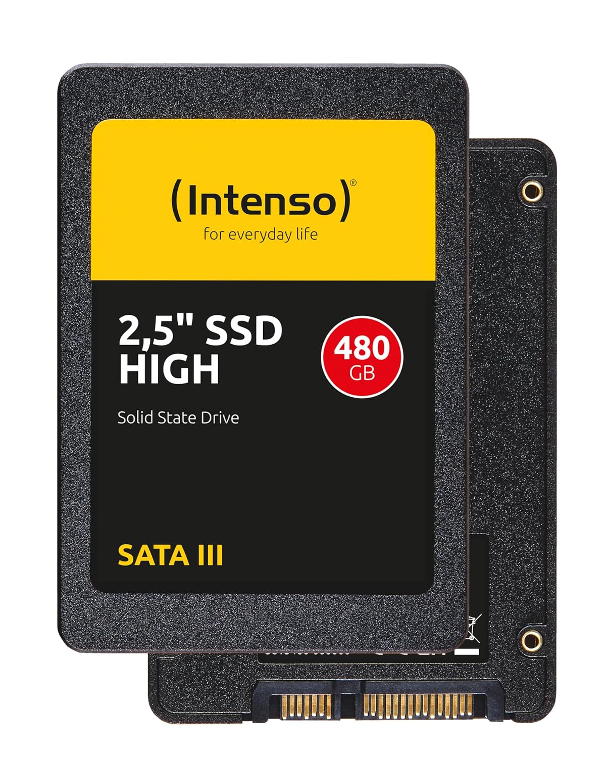 Intenso 480GB SSD Serial ATA III - Disco duro sólido (480 GB, Serial ATA III, 520 MB/s, 500 MB/s, 6 Gbit/s, 133120 IOPS)