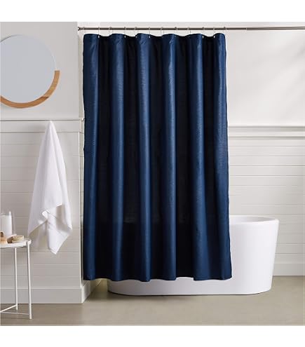 Rideau Gaufre Doublure Amovable Rideau De Douche ALYVIA SPRING 180x183cm - Tissage Gaufré Style Hôtel - Doublure Amovible Avec Aimants Rideau Douche Double Couche Lavable Rideau Gaufre Doublure Amovable Rideau De Douche ALYVIA SPRING 180x183cm - Tissage Gaufré Style Hôtel - Doublure Amovible Avec Aimants Rideau Douche Double Couche Lavable