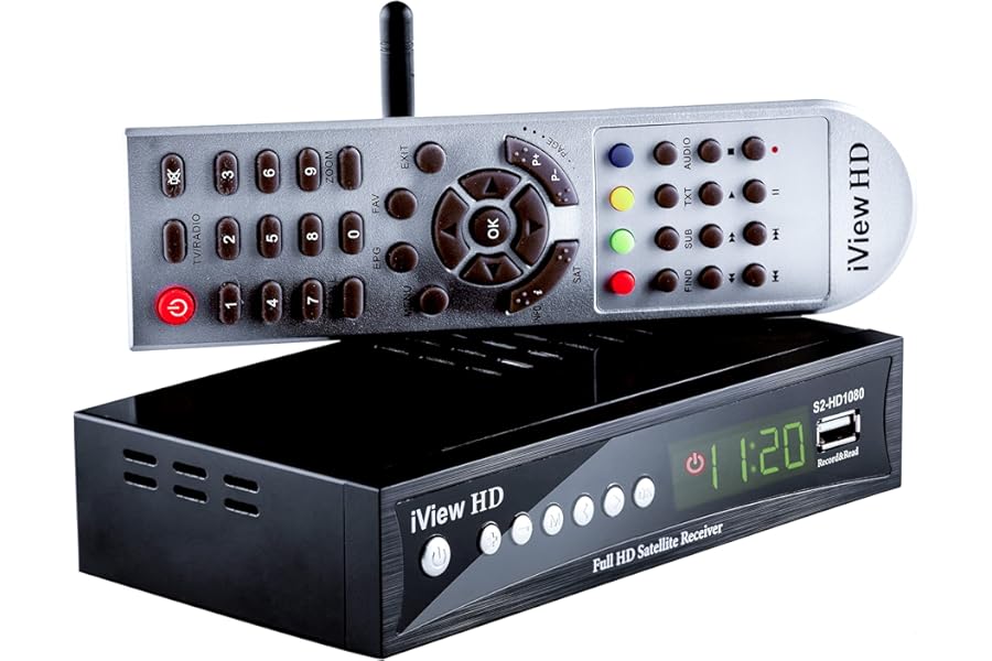 NEW FULL HD Satellite TV Receiver, Built in Wi-Fi & USB Program Recorder Compatible for SKY, FREESAT, Virgin Dishes. (Not for SKY Q)