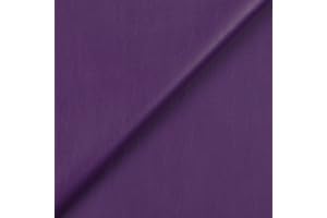 MONDO TESSUTI Pannello di Similpelle 50x70cm Colori di Qualità, ideale per Abbigliamento, Fai Da Te, Impermeabile a scelta tra 27 colori (Viola)
